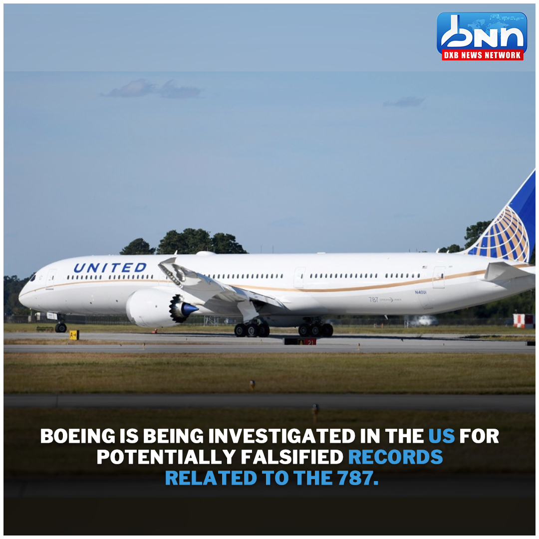 Boeing is under investigation by the US for allegedly falsifying 787 records.
.
Read Full News: dxbnewsnetwork.com/us-investigate…
.
#BoeingInvestigation #FAAProbe #AviationSafety #Boeing787 #AirlineIndustry #dxbnewsnetwork #headlines #trendingnews #dxbnews #dxbdnn