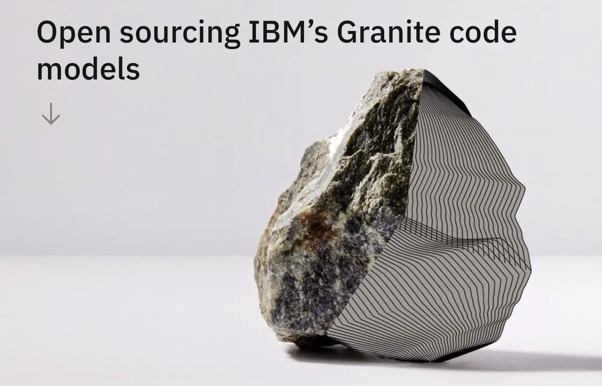 research.ibm.com/blog/granite-c…

Open sourcing #IBM’s #Granite code models

🔊 IBM is releasing a family of Granite code models to the open-source community. The aim is to make coding as easy as possible — for as many developers as possible.

#llms #foundationmodels #opensource