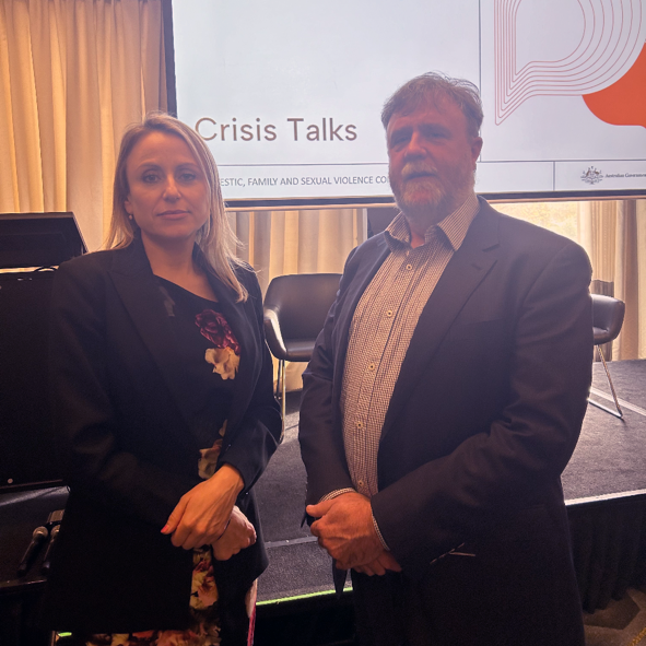 Critically important conversations today at the Crisis Talks into Murdered and Missing Women in Canberra. Those with lived experience joined experts from across the family violence sector and governments, including NSW Women’s Safety Commissioner Hannah Tonkin.