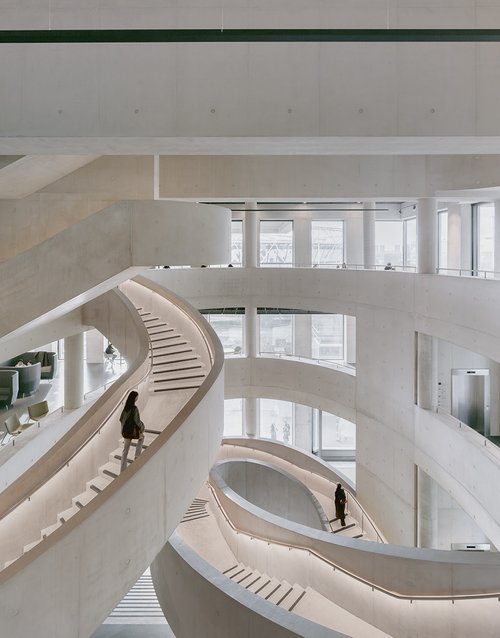 On trend out east: <a href="/alliesmorrison/">Allies and Morrison</a> has given London College of Fashion an elegant and welcoming new home in the former Olympic Park, drawing together previously disparate departments to boost collaboration, writes Alpa Depani
ow.ly/PF9R50RwFxt