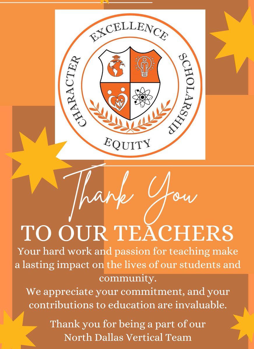 It is great to have an awesome team! I want to acknowledge and celebrate our teachers' exceptional commitment, flexibility, and leadership. Each one of our team members has shown unwavering dedication to our students, colleagues, and communities we serve. @RyanZysk @DISDPadgett