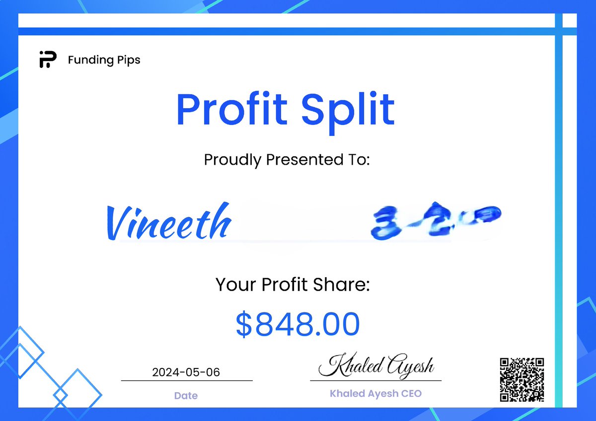 techtrader22's tweet image. Thank you.....@fundingpips @Khldfx 

Back to Back Pay-outs