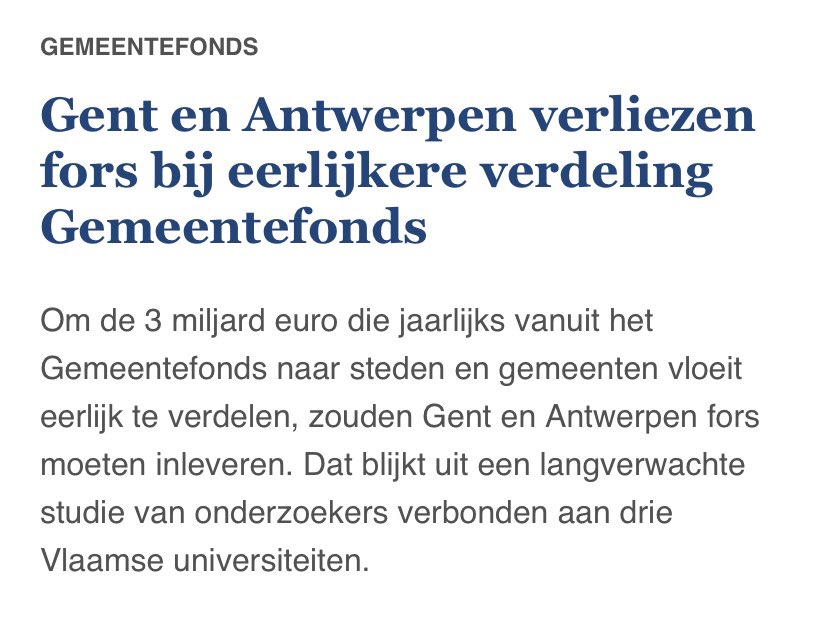 En hiermee is meteen bevestigd hoe Bart De Wever erin geslaagd is om de historische schuld van Antwerpen af te bouwen. Graaien in het gemeentefonds, das nie proper hé Bart. De parking moet toch ook onderhouden worden…?