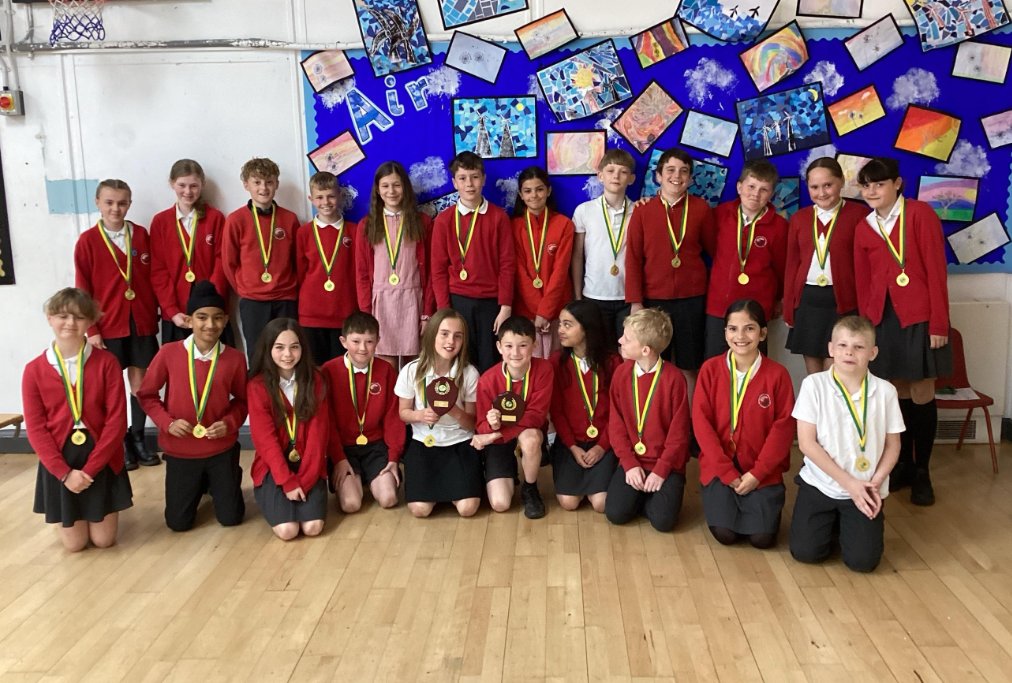 So proud of both football teams - girls and boys - they have represented us superbly on and off the field and have walked away with trophies after winning both leagues.