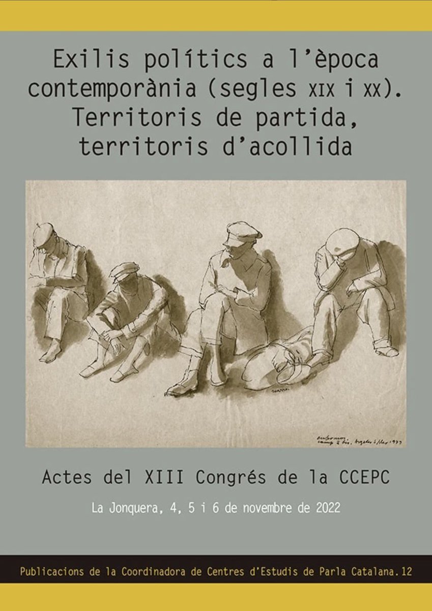 Publicades dels actes del XIII Congrés de la @ccentresestudis celebrat a la Jonquera el novembre de 2022: Exilis polítics a l’època contemporània (segles XIX i XX). Amb els companys @nriudor i @MartiPicas escrivim sobre les fonts per a l’estudi nominal de la mortalitat a l’exili.