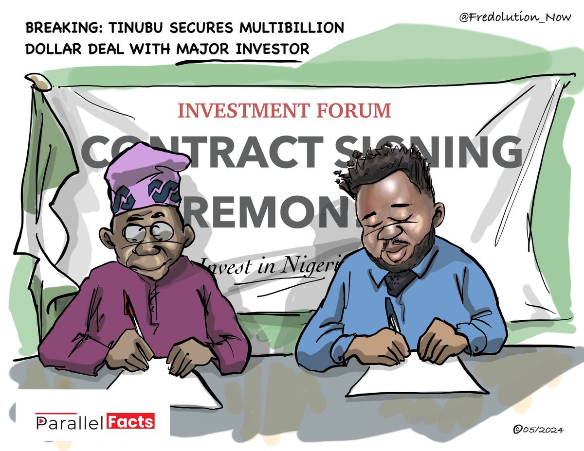 Yes, Tinubu has attracted almost $50bn investment after signing multiple investment deals with Investor Sabinus and MAERSK investment. Trust this government at your peril! Government of LAMBA and Propaganda.