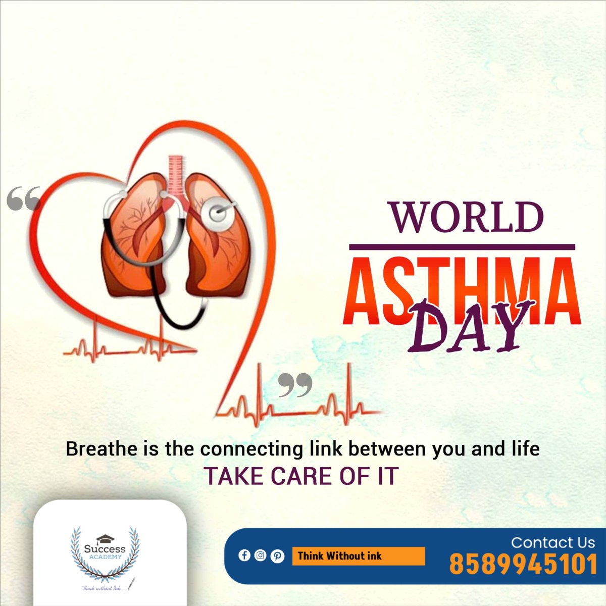 #WorldAsthmaDay #AsthmaAwareness #BreatheEasy #AsthmaSupport #InhalerLife #AsthmaManagement #AsthmaWarrior #AsthmaEducation #HealthyLungs
#RespiratoryHealth #AsthmaAction #AsthmaCommunity #OpenAirways #LungHealth
#AsthmaPrevention #SSCCoaching #BankCoaching #SuccessAcademyKochi