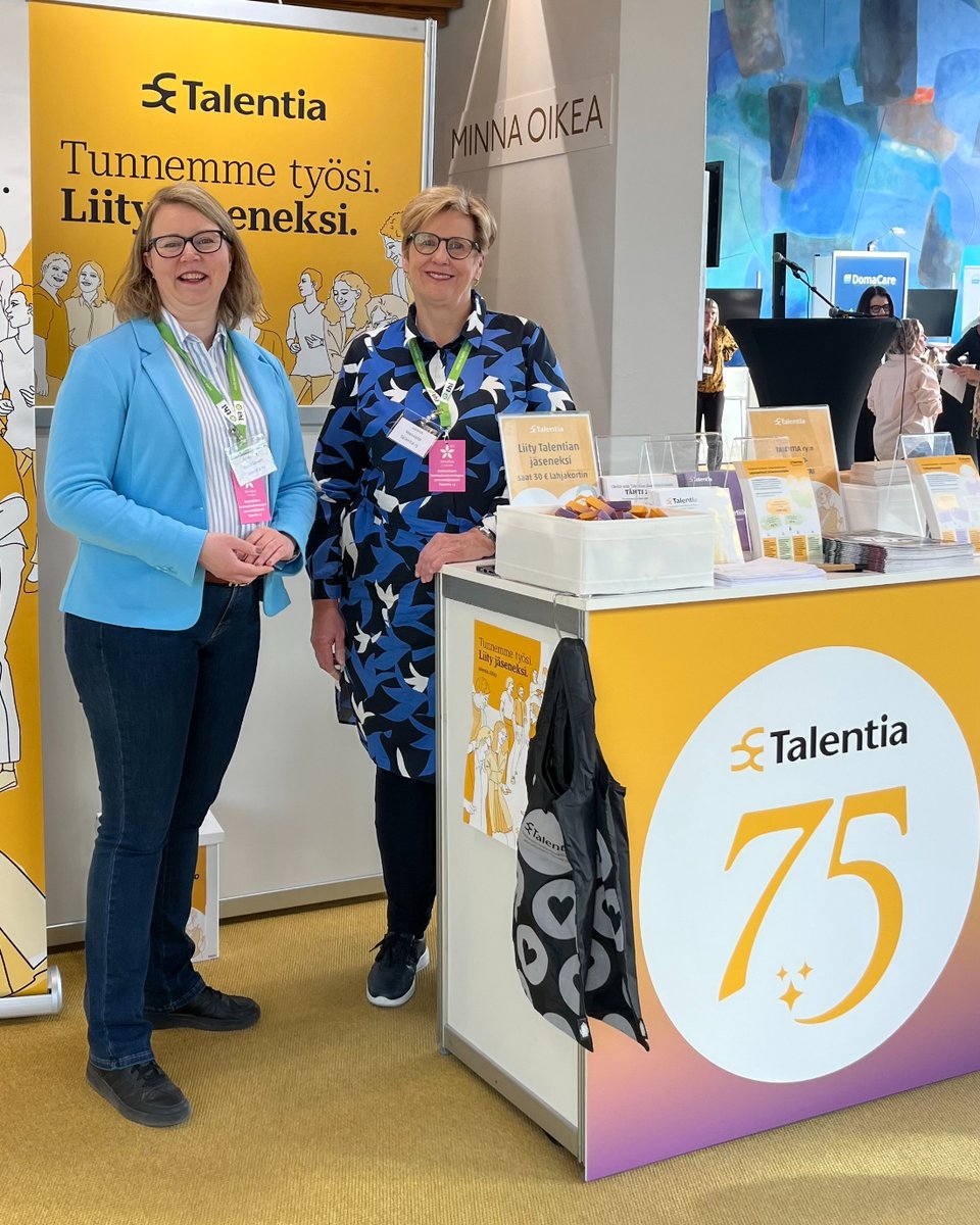 💛 Talentian erityisasiantuntijat Jaana Manssila ja @krisseruuskanen ovat mukana tänään ja huomenna Kuopion kaupunginteatterilla TerveSos-päivillä. Puheenjohtaja @jenni_karsio osallistuu huomenna paneelikeskusteluun.

Tulkaa moikkaamaan! 👋

#Talentia #TunnemmeTyösi #TerveSos