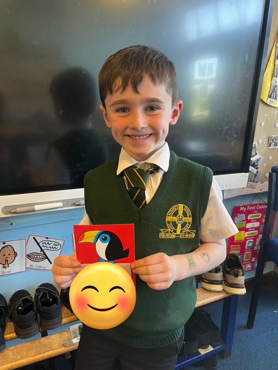Well done to our Star of the Week for displaying a super attitude to his learning. We are very proud of you ⭐️ @MrsMu_StP