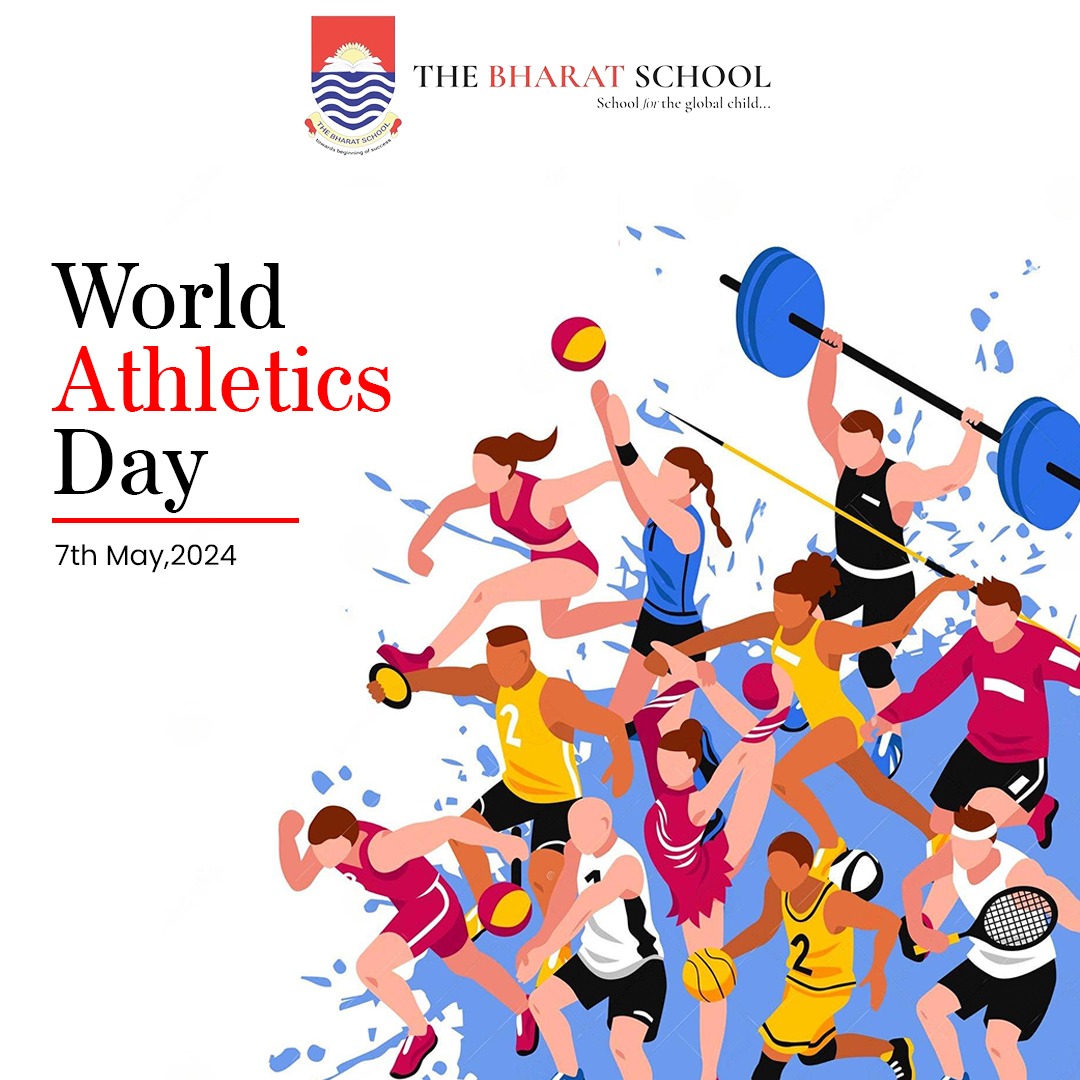 Today, we celebrate the spirit of athleticism and the unwavering dedication of athletes around the world. Your passion, perseverance, and pursuit of excellence inspire us all to reach new heights.
#AthletesDay #SportsInspiration #AthleticSpirit  #BharatSchoolPanchkula #Excellence