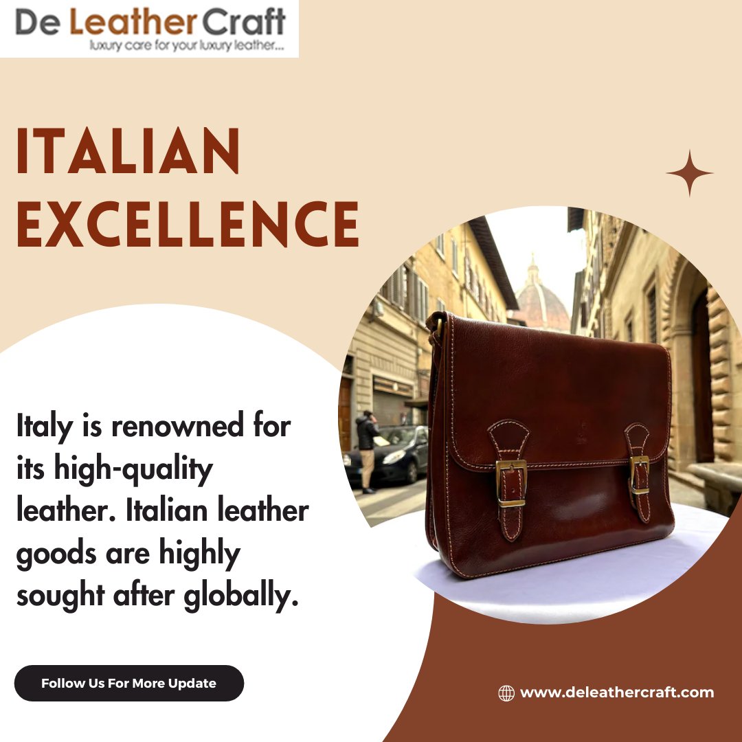 Elegance Crafted in Every Stitch: Experience the Timeless Luxury of Italian Leather

#ItalianLeather #LuxuryCraftsmanship #TimelessElegance #LeatherGoods #ItalianStyle #HandcraftedLuxury #FineLeather #ItalianCraftsmanship #LeatherFashion #QualityMaterials