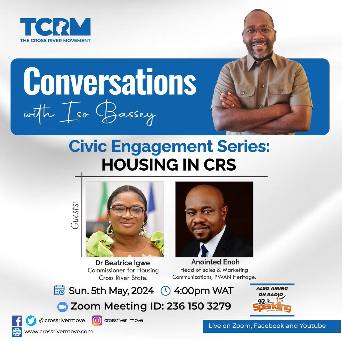 *👍🏼Special Thanks to everyone for honouring our invitations*

We appreciate the time and the rich context brought into the conversation.  

This edition focuses on Housing in Cross River State.

Youtube: youtube.com/live/FeJ2c6WQ1…