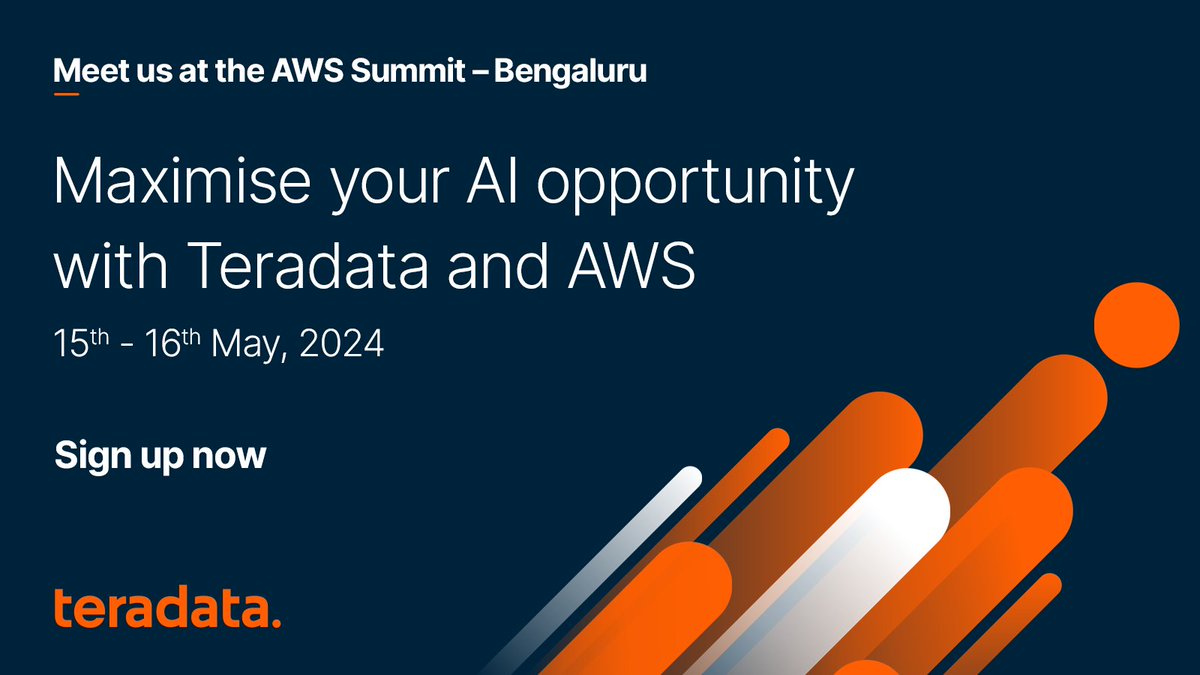 Make trusted AI innovation a reality for your enterprise. Join us at booth #S7 at the AWS Summit in Bengaluru to learn how you can drive value across the enterprise with the most complete cloud analytics and data platform for #AI. Register now: ms.spr.ly/6019Ypw79