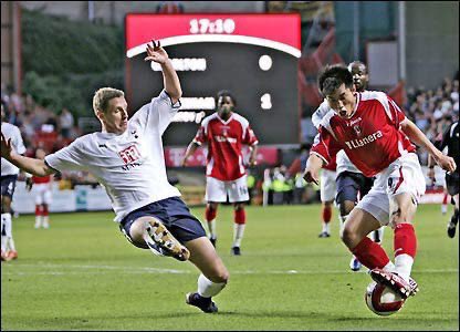 7/5/2007 #cafc 0 Tottenham 2 Charlton Athletic relegated to the championship after this defeat
