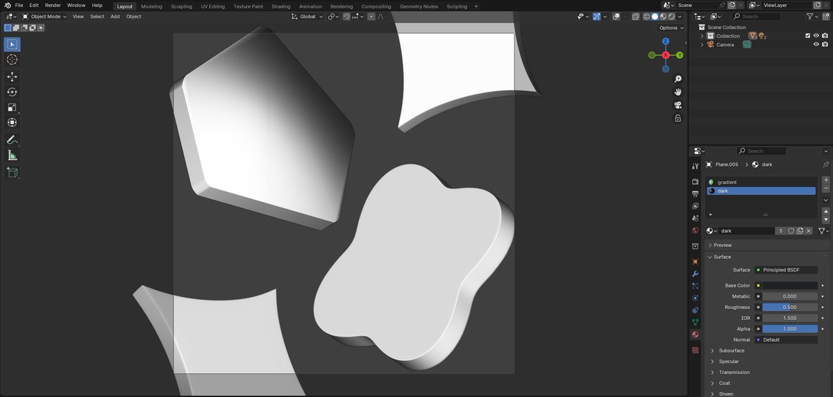 Crafting something fresh and pretty in Blender for Rozmery Walls! Update coming soon!