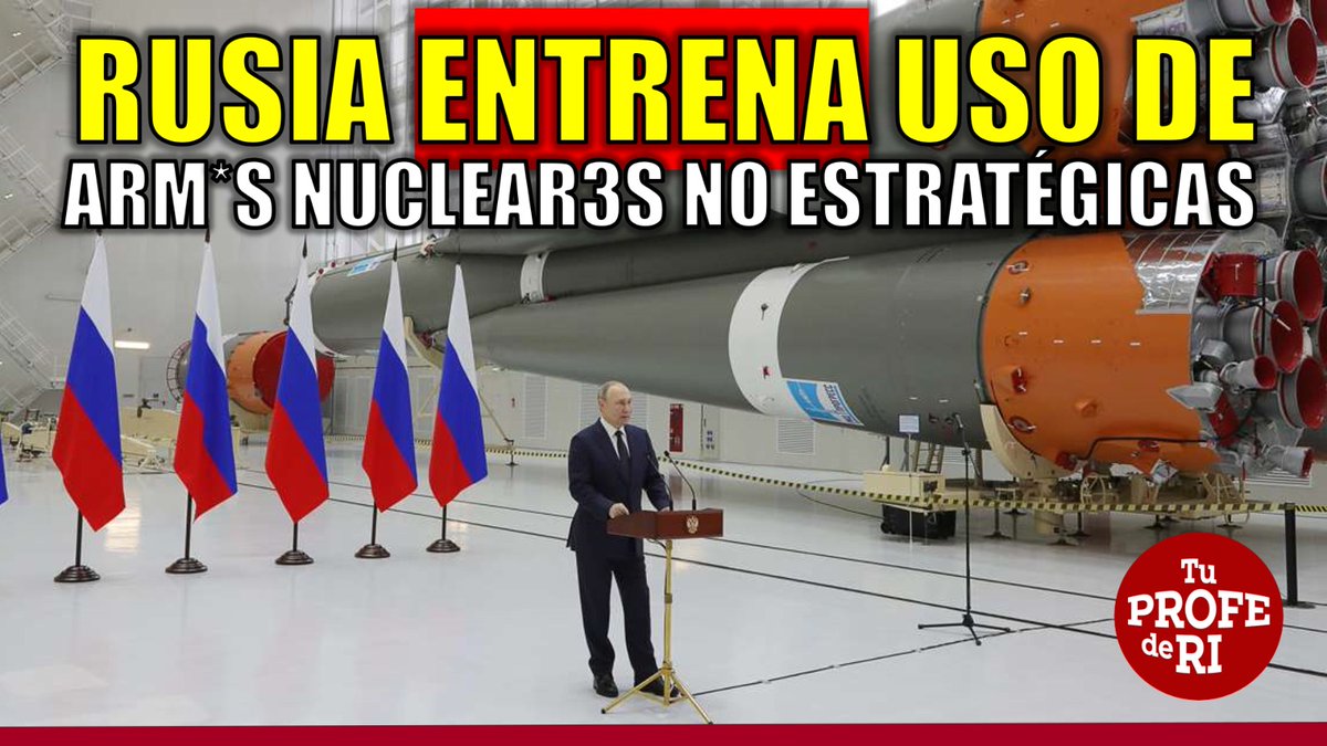 🔴 ÚLTIMA HORA: NERVIOS EN #EUROPA. #RUSIA ENTRENA USO DE ARM*S NUCL3ARES NO ESTRATÉGICAS ✍️ Es una respuesta a las amenazantes declaraciones de líderes europeos. ✍️ No podrán esconderse ni en la Casa Blanca, el Elíseo o Downing Street, si se equivocan. 👇…