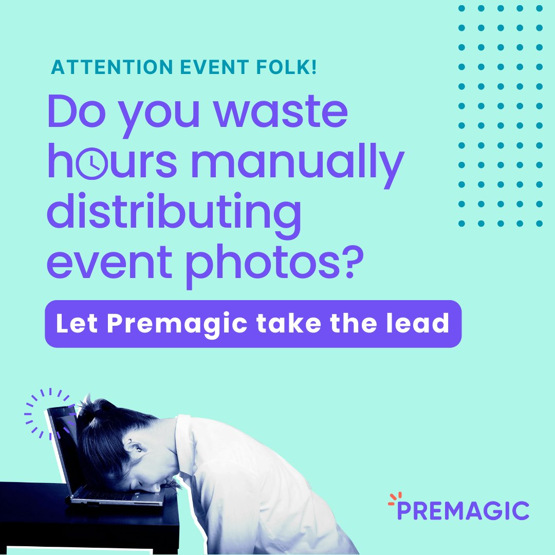 Manually sending out photos of each of your attendees is a massive time suck. The struggle is real, but there's a better way!

If effortless, high-impact photo sharing sounds like the solution you've been dreaming of, let's talk 👉 lnkd.in/dAyiDEAY

#eventprofs #eventtech