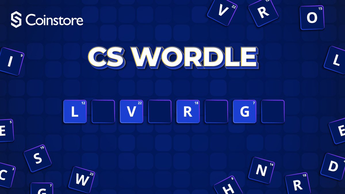 CoinstoreExc's tweet photo. 🤔 Think you can unlock today’s #CSWORDLE?

 The answer holds the power to amplify... 🔍💡

 #Hint: What’s the crypto term for boosting your trading power? 💥📈 https://t.co/R3Zjo7UlQF