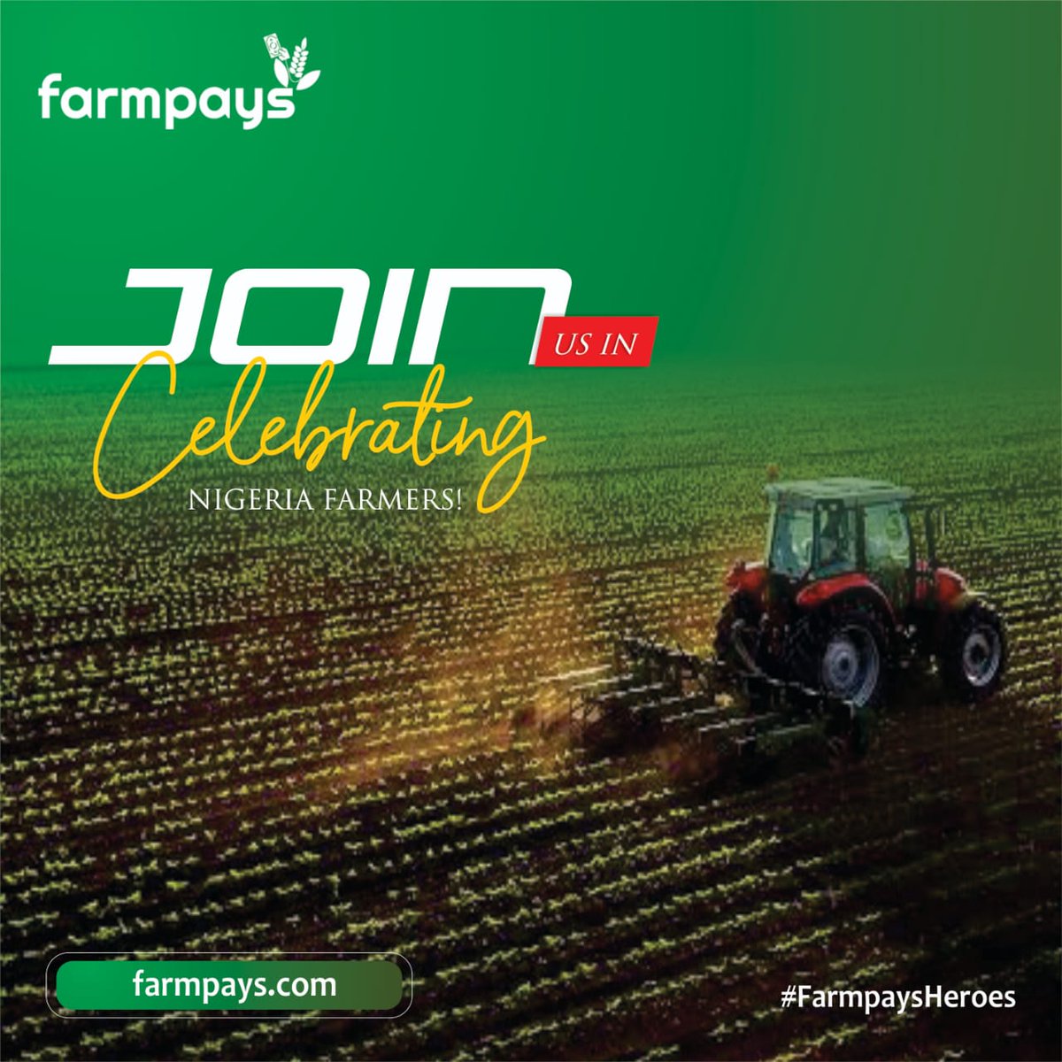 Farmpays1's tweet photo. Let's give a HUGE shoutout to all the amazing farmers in Nigeria! 🇳🇬 You are the backbone of our nation, providing delicious food &amp; supporting our economy. We celebrate your hard work, dedication &amp; resilience every single day! #NigerianFarmers #ThankAFarmer #Agriculture ‍‍ https://t.co/yJLs5l3CZE