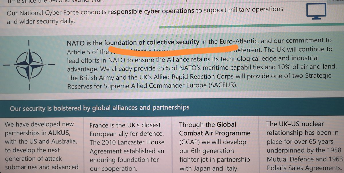 @NATO is the foundation of our #CollectiveDefence (art.5 #WashingtonTreaty) not #CollectiveSecurity
  @UKgovcomms @UKDefenceSpain
Here, my article #RevistaEjército @EjercitoTierra
#ColectiveSecurity
#CooperativeSecurity
#SharedSecurity
adesyd.es/publicaciones/…
#WeAreNATO