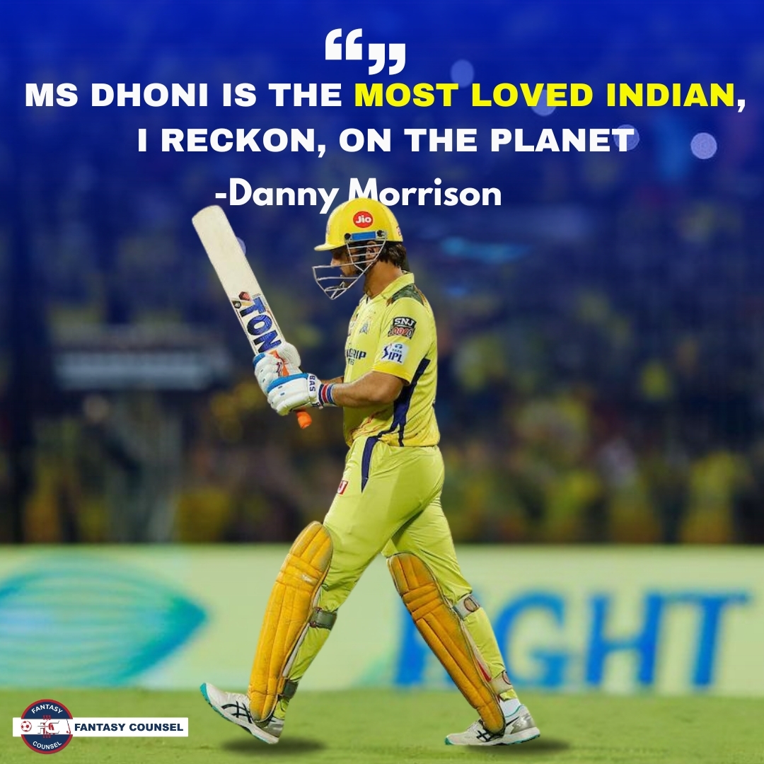 Danny Morrison hails MS Dhoni as the most loved cricketer on the planet🌎
.
.
.
.
.
.

#Cricket #fantasycounsel #MSDhoni #DannyMorrison #IPL2024 #IndianCricket