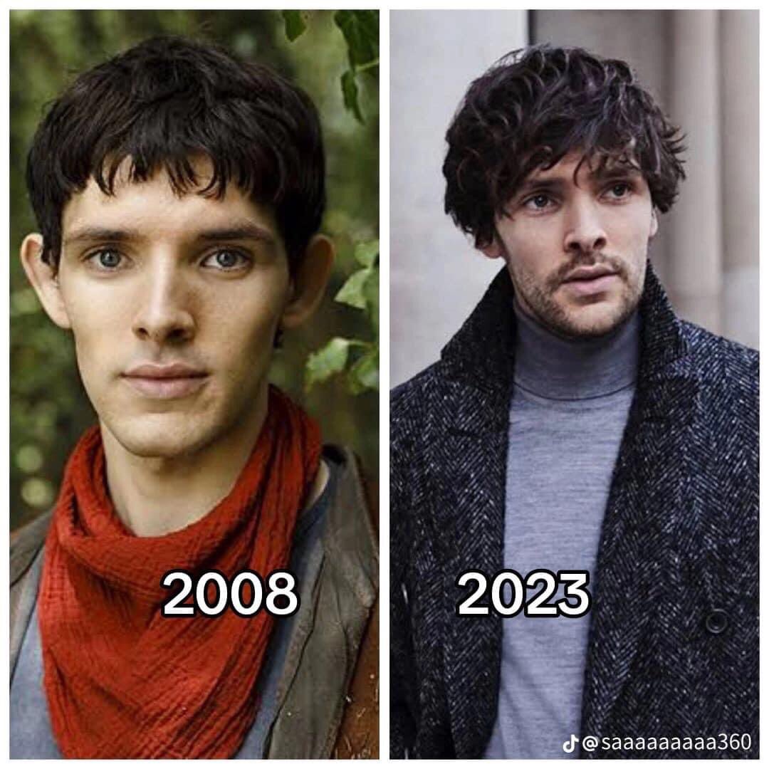 Merlin series actors/actresses then and now.