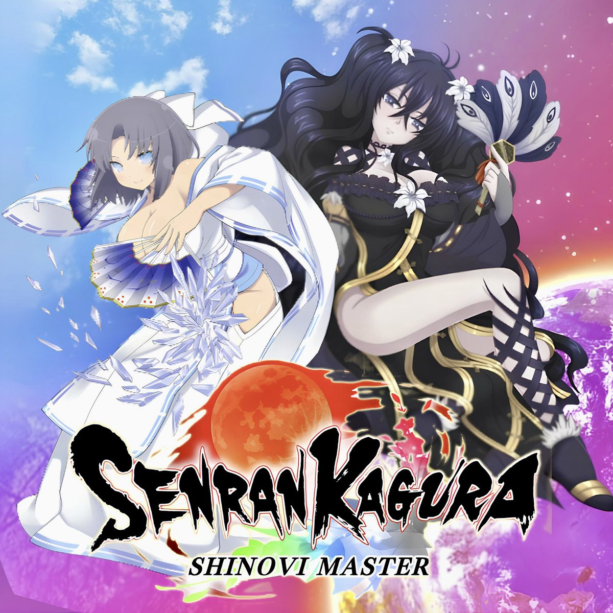 If Senran Kagura: Shinovi Master had a video game adaptation I can 100% see this being cover art for it. The SA2 look goes so hard with both Yumi and Fubuki! #SenranKagura