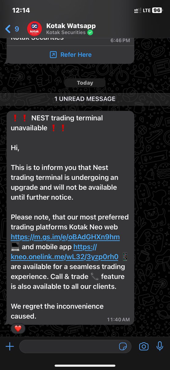 Powerful trading platform #Nest going to be upgrade 🔥🔥🔥 superb for traders..

#KotakSecurities @kotaksecurities kudos ❤️
