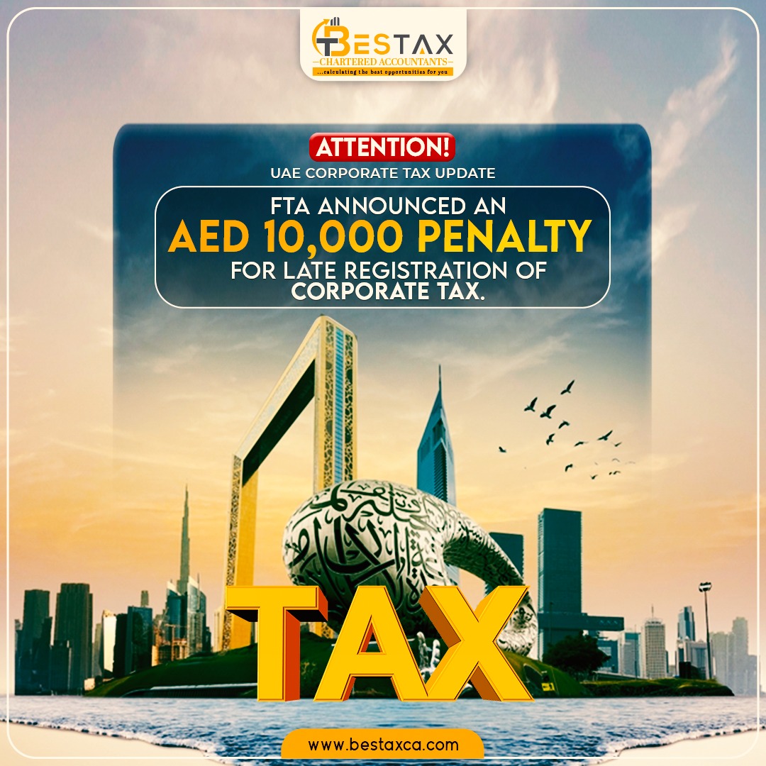 🚨 Attention Business Owners! 🚨

Heads up! The Federal Tax Authority (FTA) has just dropped a major announcement: a whopping AED 10,000 penalty for tardy registration of corporate tax. Stay compliant and avoid unnecessary fines  📝💼🔍 

#TaxAlert #FTA #CorporateTax  #trending