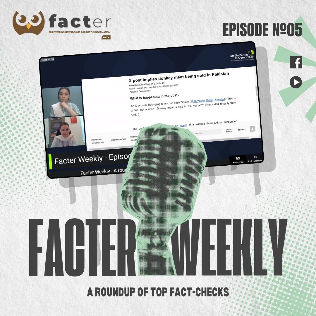 🎙️Here's Episode 05 of Facter Weekly. Facebook: shorturl.at/hqHTW YouTube: shorturl.at/jtwW6