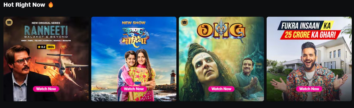 Hot Topics On Jio Cinema Right Now. #AbhishekMalhan #FukraInsaan #PandaGang @AbhishekMalhan4
