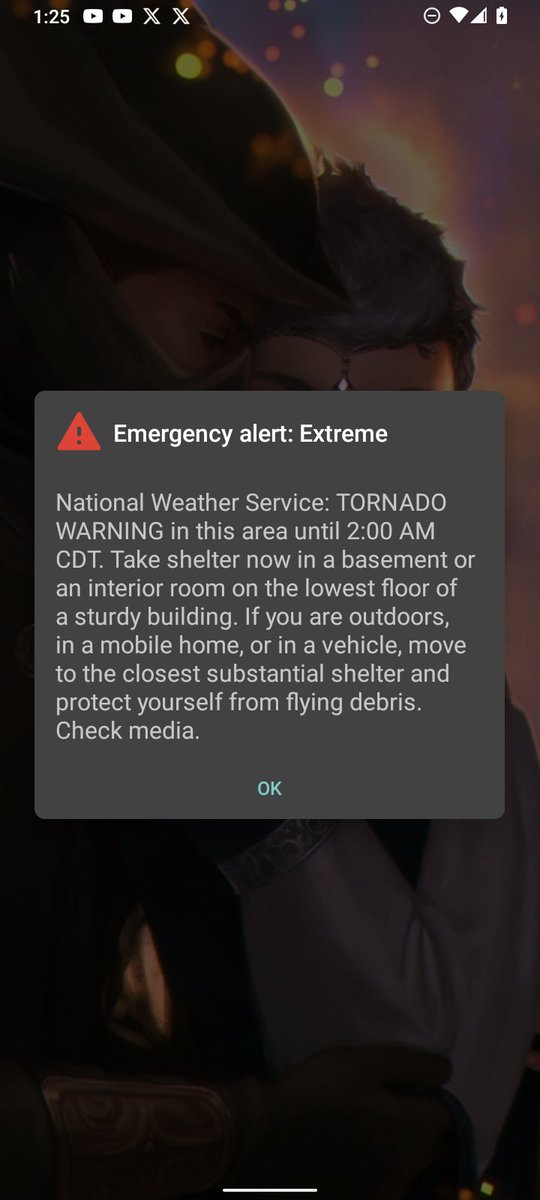 Was finally able to sleep just to be woken up with the tornado sirens. Yup bathtub bound...God definitely has a sense of humor .. sigh 😳