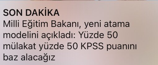 Öğretmen adaylarına yazık oldu. KPSS sınavına hazırlanmak işin “ÖMÜR”leri giden öğretmenlerin kaderi yine jüri grubunun iki dudağının arasına bırakıldı. 
MÜLAKAT=TORPİL⁉️⁉️
#mülakatahayır #emeklerboşagitmesin