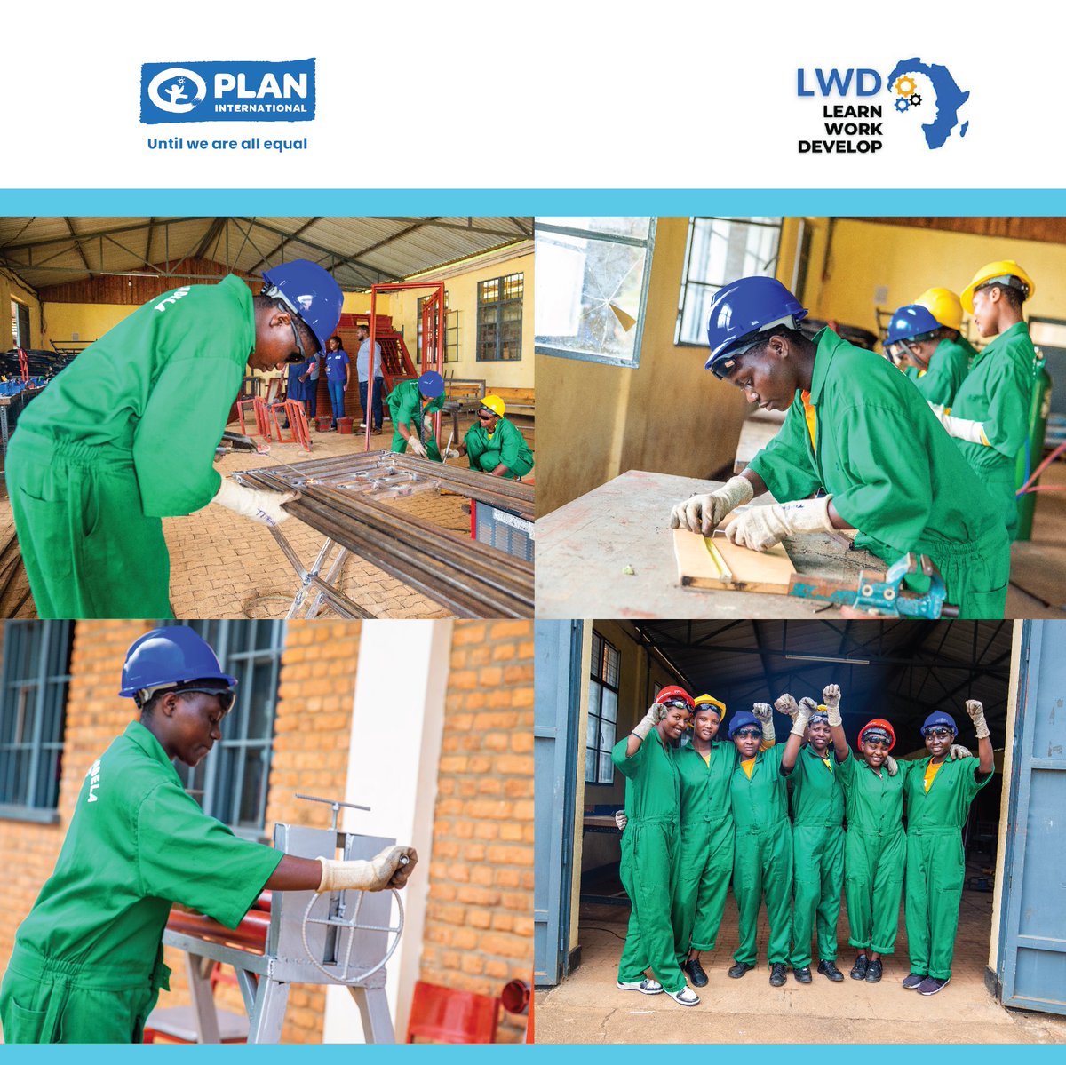 “One of my goals is to prove that girls are indeed innovators. Given opportunities in various sectors, girls can achieve their dreams & greatness. I am confident that I'll accomplish even more in welding.” - Denyse, 21. #BeatTheClock #UntilWeAreAllEqual bit.ly/3JwouNp