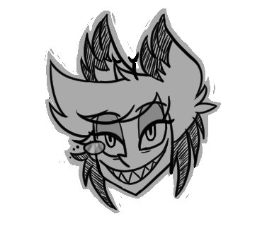 Sticker like doodle.
I feel bad that i haven't been able to work on the last page of the Lucifer's ring comic yet. I've had a lot of work, once it calms down I'll go back to drawing.
#HazbinHotel #alastor