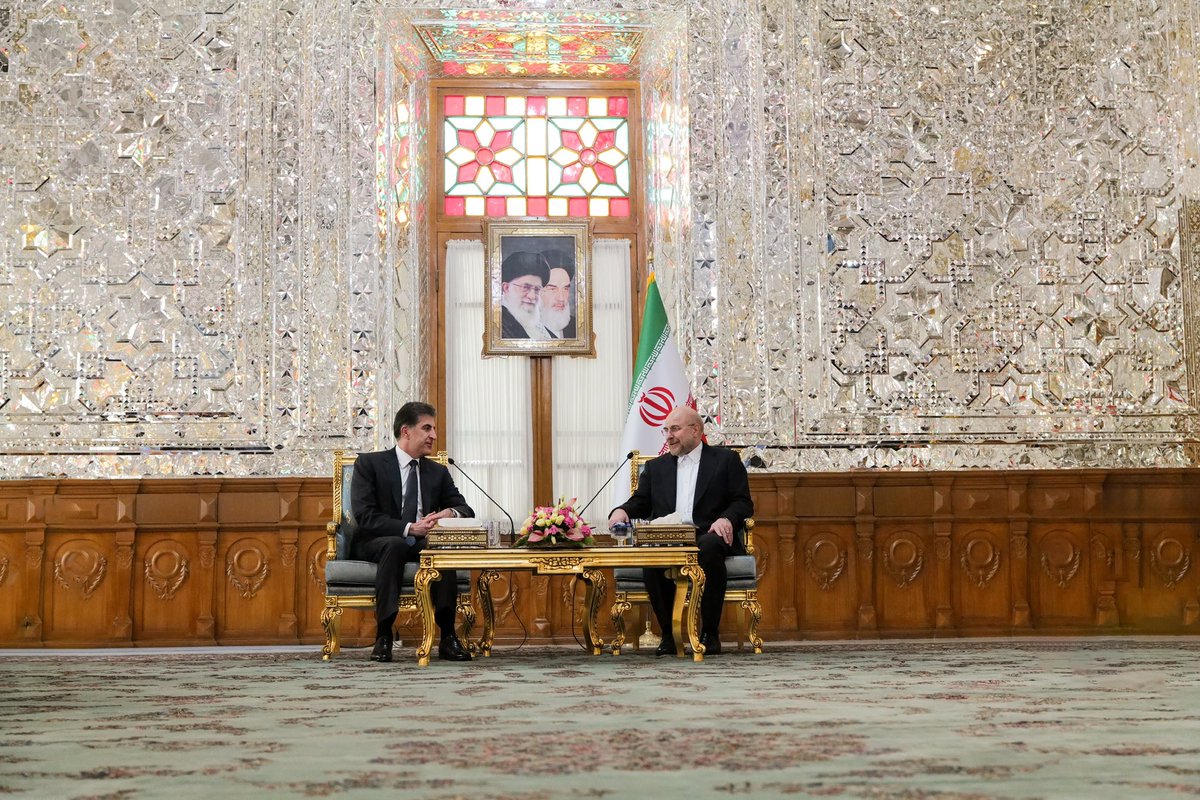 سه‌رۆكى هه‌رێمى كوردستان له‌گه‌ڵ سه‌رۆكى په‌رله‌مانى ئێران كۆبووه‌وه‌ presidency.gov.krd/president-of-t…