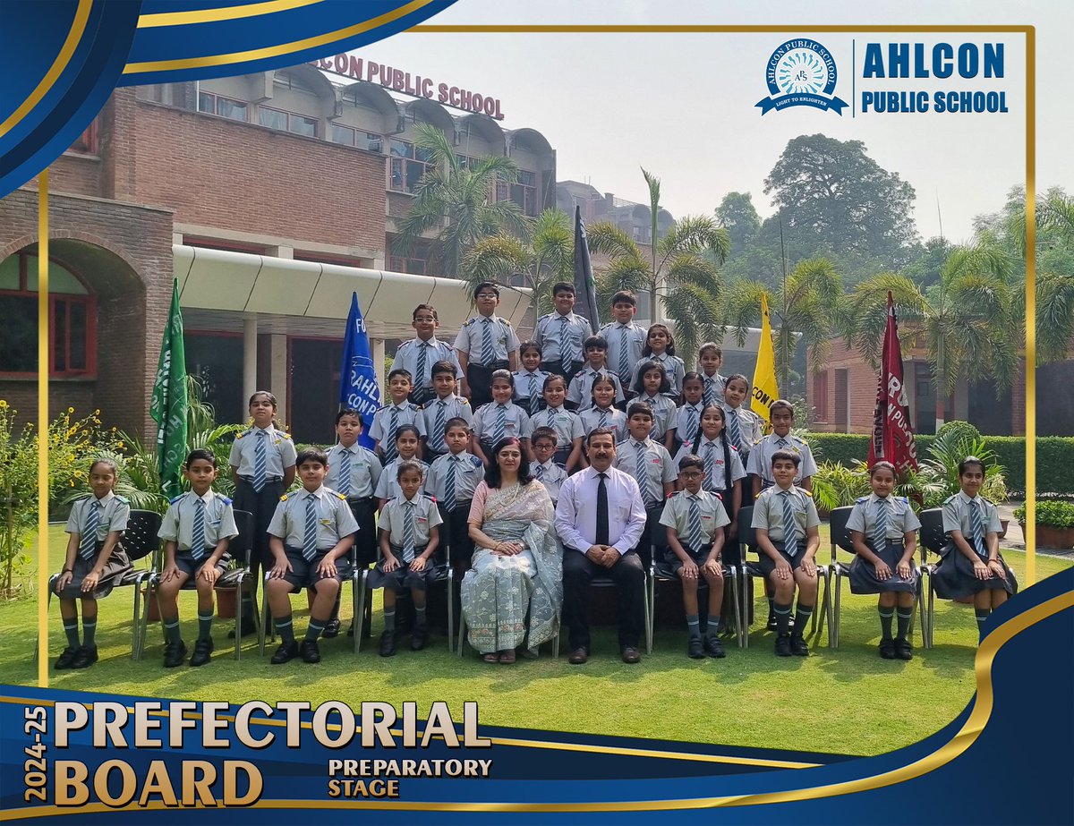 Newly appointed Prefectorial Board, Preparatory Stage. 👏🏼👍🏼Congratulations to all the students for this well-deserved achievement! 👏🏼🎉 @ashokkp @Ahlconpublic1 @seemasoniaps @MamthaSays @aarathik007 @GanguliKuhu