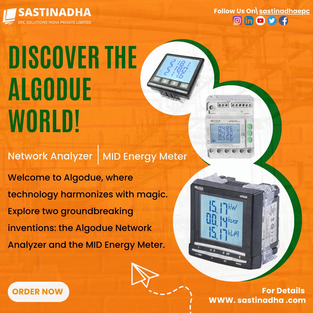 Dive into the world of Algodue, where expertise meets innovation in electricity metering systems! ⚡
.
.
Follow us for more updates
@sastinadhaepc
.
.
#SastinadhaEPC #TANGEDCOApproved #TNElectricity #Algodue #ElectricityMetering #EnergyManagement #Innovation #Electrical