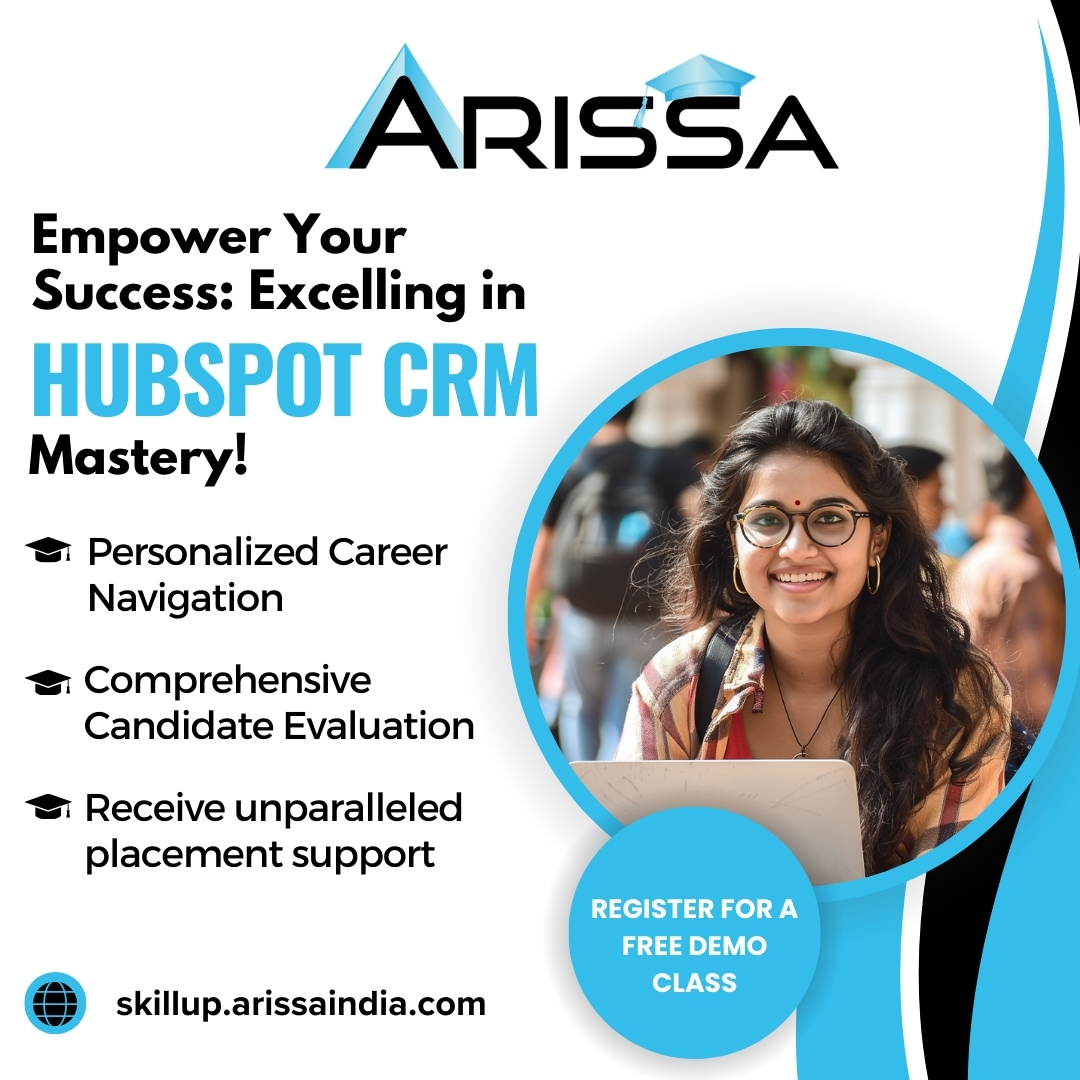 Chart Your Path to Success: Navigate Your HubSpot CRM Mastery with Personalized Guidance! Register Now: skillup.arissaindia.com/top-hubspot-cr… #skillup #hubspotcrms #CareerAdvancement #CRM #crmplatform #crmsolutions #ProfessionalGrowth #careergrowth