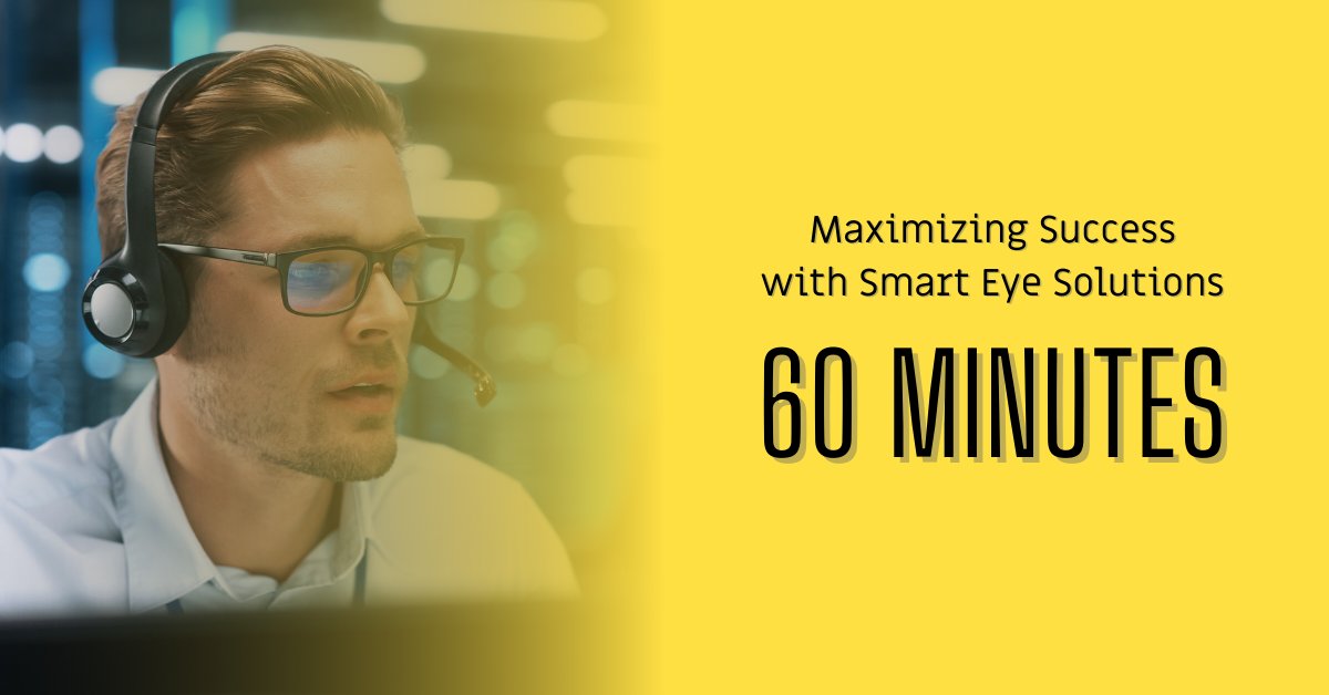 SmartEyeAB's tweet image. Studying #humanbehavior can be complex. But using your research equipment doesn't have to be. 👁️🔍

📅 Today, May 7th, at 10am ET / 4pm CET, we're hosting a webinar that will empower you to fully leverage your Smart Eye #eyetracking system.

Sign up now: hubs.ly/Q02w9dmw0