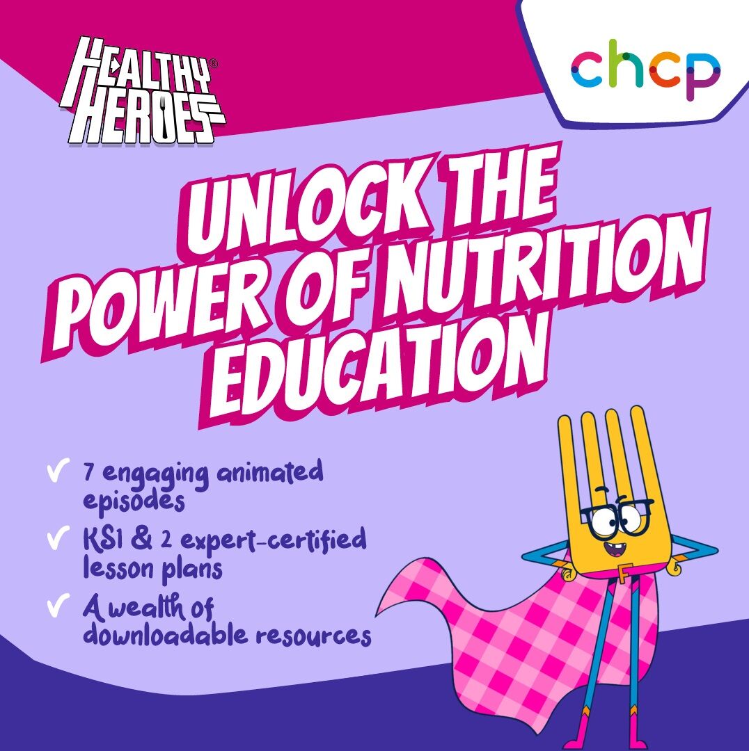Introducing Healthy Heroes! Join Freddy the Fantastic Fork as he journeys through Belle’s Kitchen, learning about the food we eat and empowering young children to make positive choices in their own diets. Find out more at @chcp_hheroes or bit.ly/3xZFglz #ad #sponsored