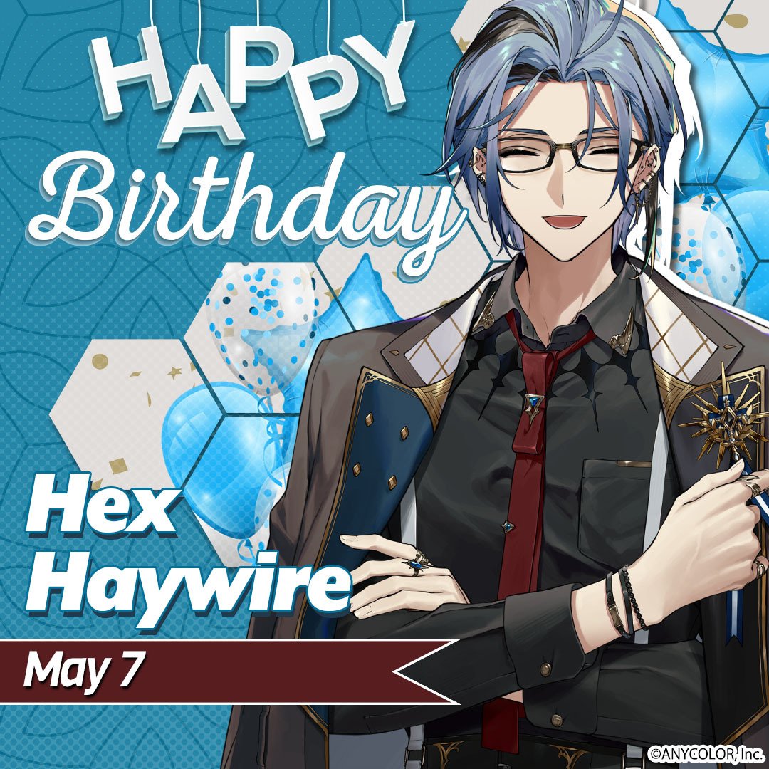 Many happy returns of the day to our beloved @HexHaywire! 🖤❗ #HexCakedUp #NIJISANJI_EN