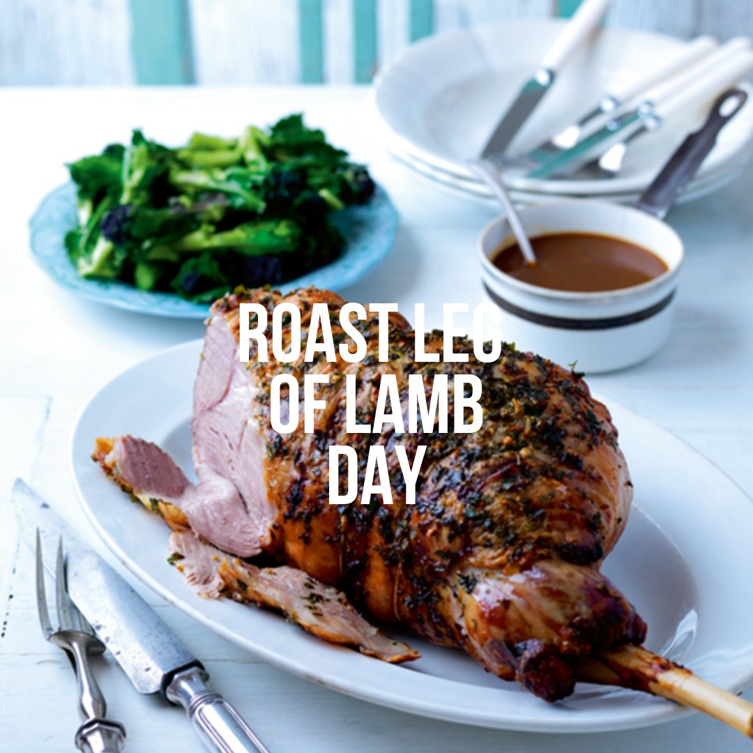 The best way to celebrate today is indulging in a delicious dish of Roast Leg of Lamb. 👉 Recipe: ow.ly/Rueg50Regtm 📝 Simply Beef and Lamb #NationalCraftButchers #NCB #CraftButchers #Butchers #TraditionalButcher #LocalButcher #RoastLegOfLambDay @AHDB_BeefLamb