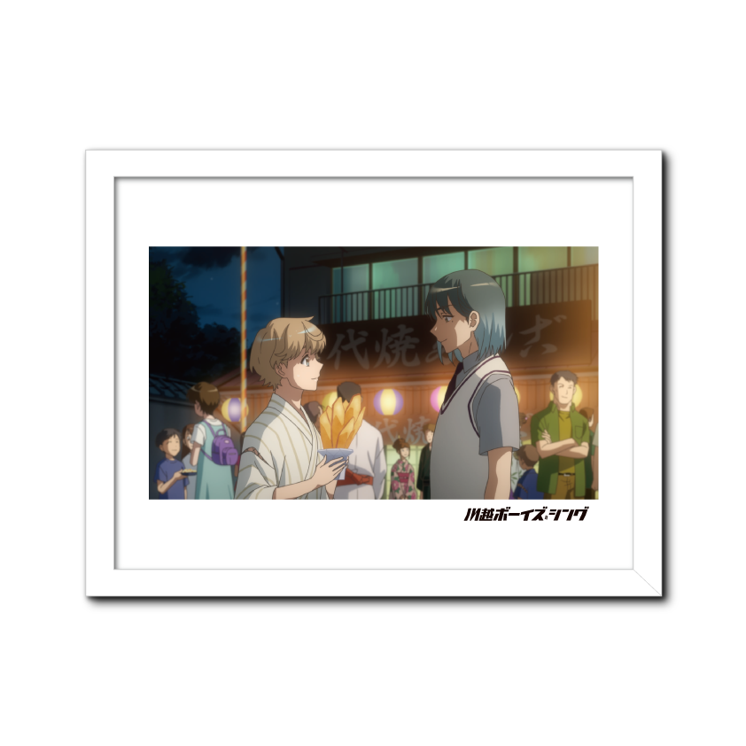 plegif's tweet photo. TVアニメ『川越ボーイズ・シング』のオンラインくじがプレギフに登場！
 S賞はアニメの名シーンを切り抜いたファイングラフです！

  ▼その他景品の紹介、くじの購入はこちら
https://t.co/CVB0kr9CCb

#川越ボーイズシング
#オンラインくじ
#プレギフ https://t.co/KK3rYrJv4z
