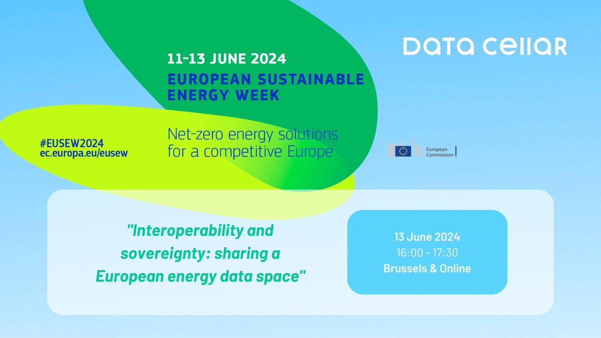 We are participating in @euenergyweek organised by @EU_Commission! 🙌 📅 11 -13 June 2024 📍 Brussels & online 👉 Get registered here: interactive.eusew.eu/register #EUSEW2024 #EUSEW #sustainableenergy #EnergyEfficiency #Energy
