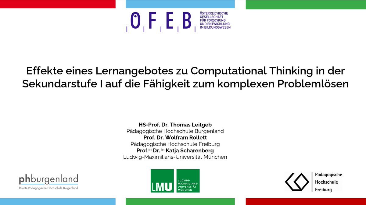 ThomasLeitgeb's tweet image. 📚 Freut euch auf den ÖFEB Kongress 2024! 📚

Der ÖFEB Kongress 2024 an der Pädagogische Hochschule Wien nähert sich mit großen Schritten und verspricht, ein großes Ereignis für alle in der Bildungsforschung zu werden.

#phburgenland #bildungsforschung #öfeb2024