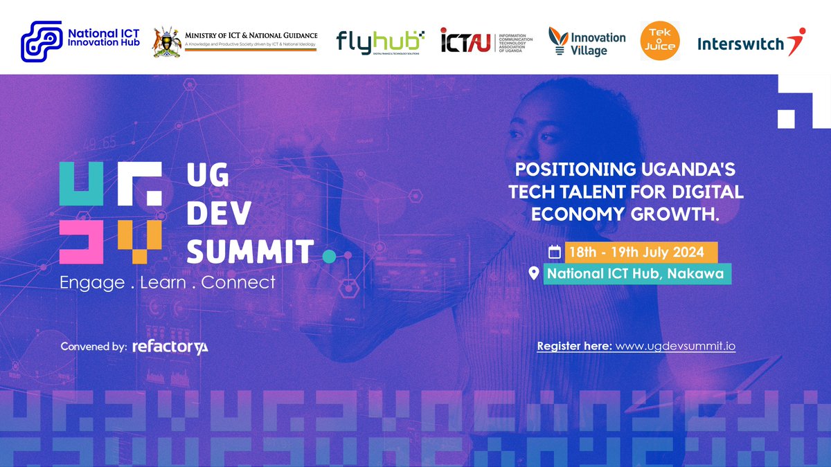 Happening Today!  Join us for the inaugural Uganda Developer Summit organized @refactoy_acad. Let's propel Uganda's tech industry forward together and foster collaboration, innovation, and growth in our vibrant tech community! #UGDevSummit #InnovateUG