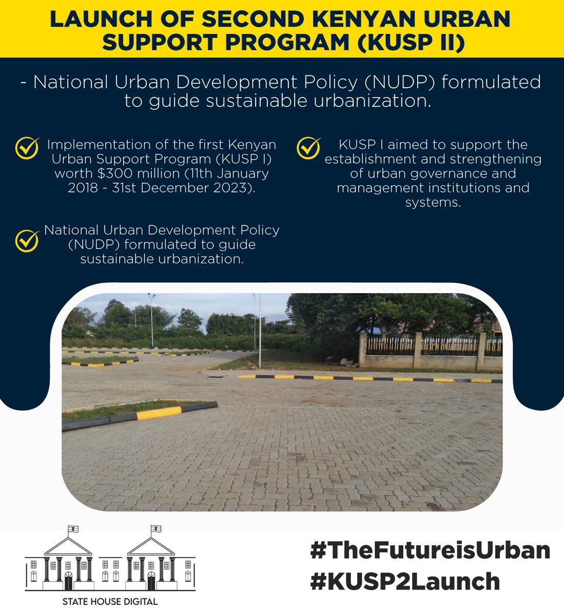 One of KUSP II's notable initiatives is the transition of refugee camps in Kakuma and Dadaab into integrated host community and refugee settlements, highlighting Kenya's commitment to humanitarian support and sustainable urban integration. Future Is Urban #KUSP2Launch