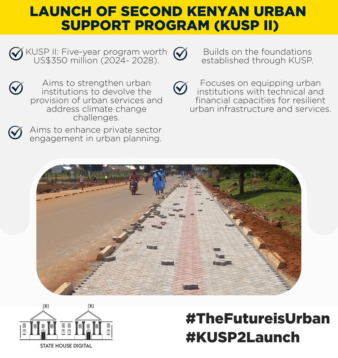 KUSP I aimed to enhance the capacity of urban areas to manage their growth effectively. @HousingUrbanKE Future Is Urban #KUSP2Launch