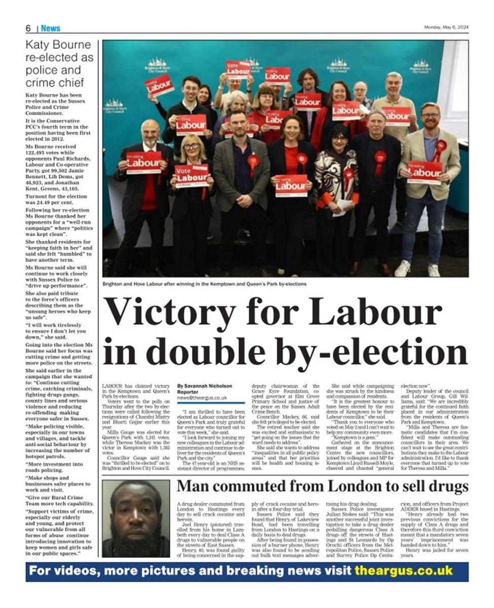 As @brightonargus reports @UKLabour are turning the south coast red 🌹🌹🌹#Brighton #Worthing #Adur #Sussex